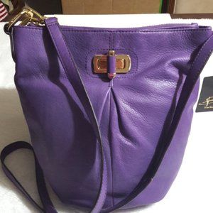 B. Makowsky leather bucket cross-body bag